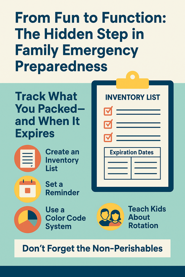 From Fun to Function: The Hidden Step in Family Emergency Preparedness