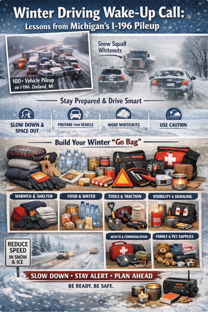 Winter Driving Wake-Up Call: Lessons from Michigan’s Massive I-196 Pileup